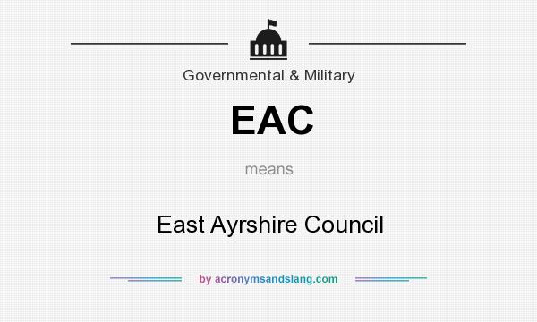 What does EAC mean? It stands for East Ayrshire Council