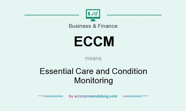 What does ECCM mean? It stands for Essential Care and Condition Monitoring