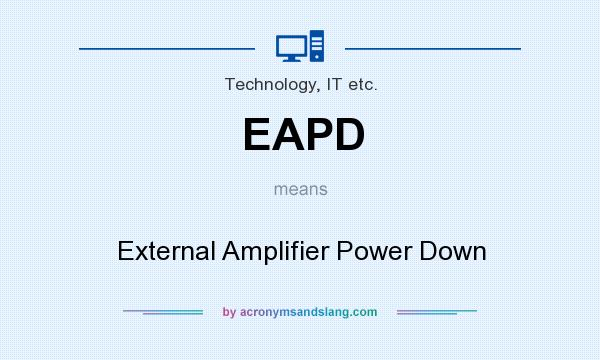 What does EAPD mean? It stands for External Amplifier Power Down