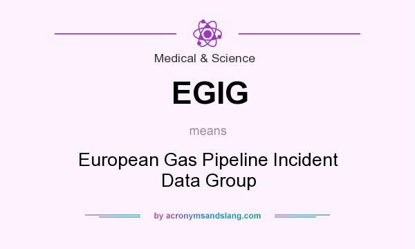 What does EGIG mean? It stands for European Gas Pipeline Incident Data Group