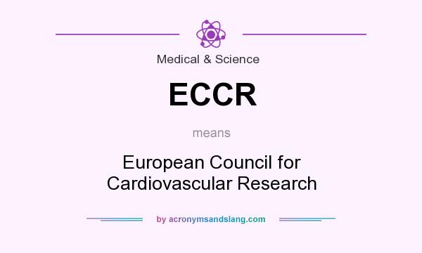 What does ECCR mean? It stands for European Council for Cardiovascular Research