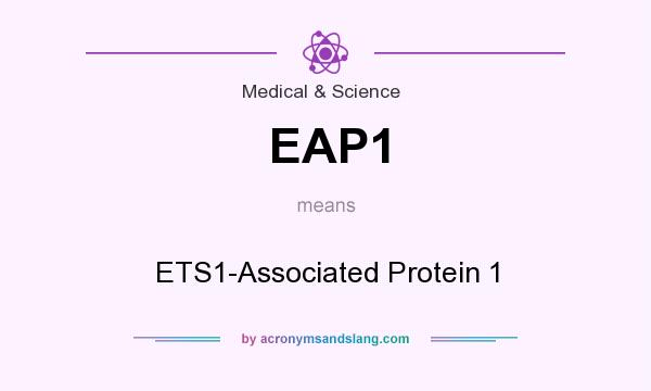 What does EAP1 mean? It stands for ETS1-Associated Protein 1