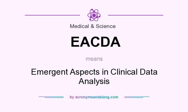 What does EACDA mean? It stands for Emergent Aspects in Clinical Data Analysis