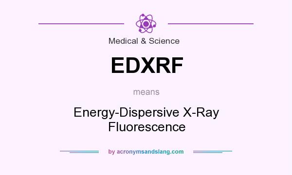 What does EDXRF mean? It stands for Energy-Dispersive X-Ray Fluorescence