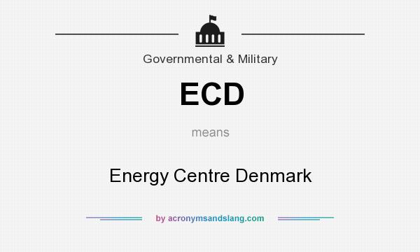 What does ECD mean? It stands for Energy Centre Denmark