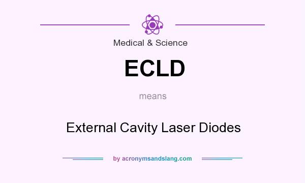 What does ECLD mean? It stands for External Cavity Laser Diodes
