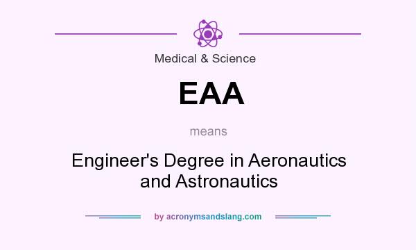 What does EAA mean? It stands for Engineer`s Degree in Aeronautics and Astronautics