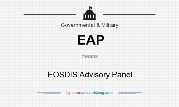 What does EAP mean? It stands for EOSDIS Advisory Panel