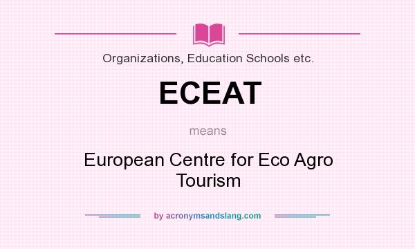 What does ECEAT mean? It stands for European Centre for Eco Agro Tourism
