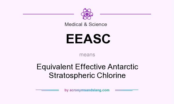 What does EEASC mean? It stands for Equivalent Effective Antarctic Stratospheric Chlorine