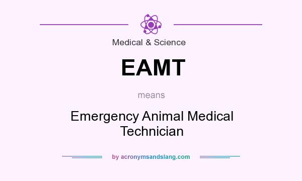 What does EAMT mean? It stands for Emergency Animal Medical Technician