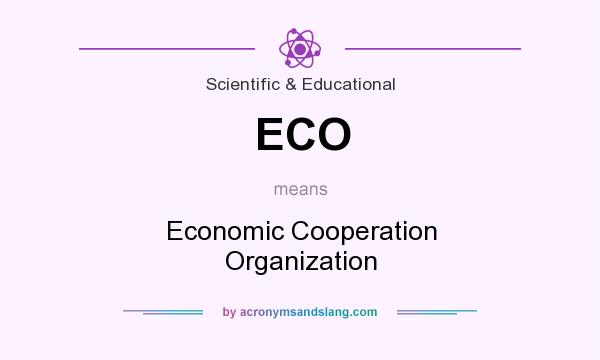 What does ECO mean? It stands for Economic Cooperation Organization
