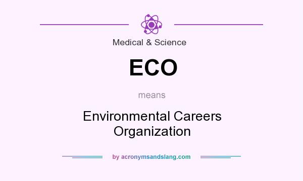 What does ECO mean? It stands for Environmental Careers Organization