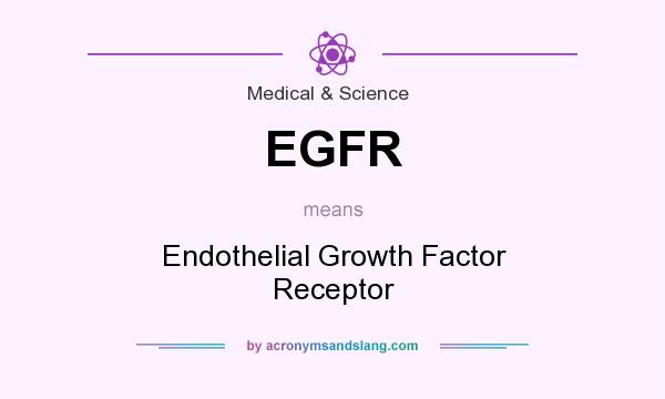 What does EGFR mean? It stands for Endothelial Growth Factor Receptor