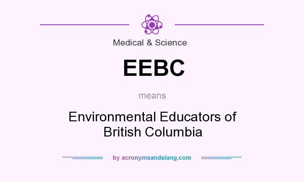 What does EEBC mean? It stands for Environmental Educators of British Columbia