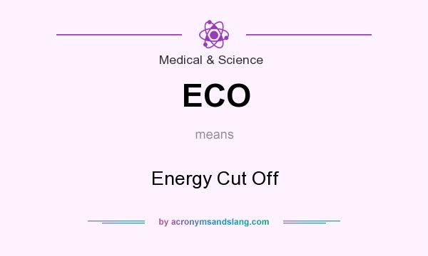 What does ECO mean? It stands for Energy Cut Off