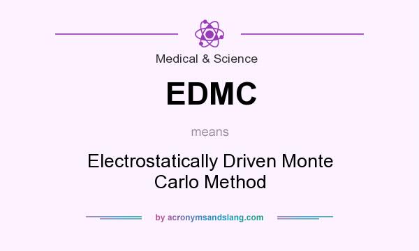 What does EDMC mean? It stands for Electrostatically Driven Monte Carlo Method
