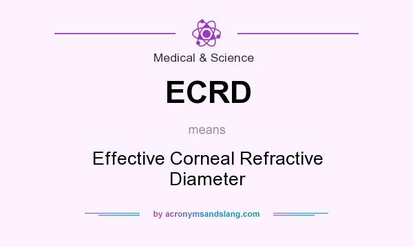 What does ECRD mean? It stands for Effective Corneal Refractive Diameter