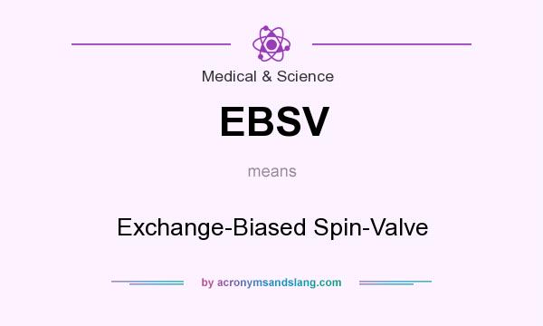 What does EBSV mean? It stands for Exchange-Biased Spin-Valve