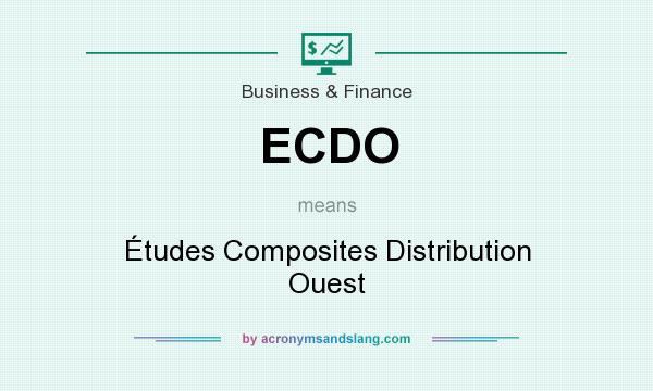 What does ECDO mean? It stands for Études Composites Distribution Ouest