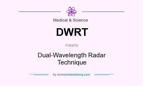 What does DWRT mean? It stands for Dual-Wavelength Radar Technique