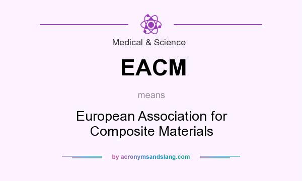 What does EACM mean? It stands for European Association for Composite Materials