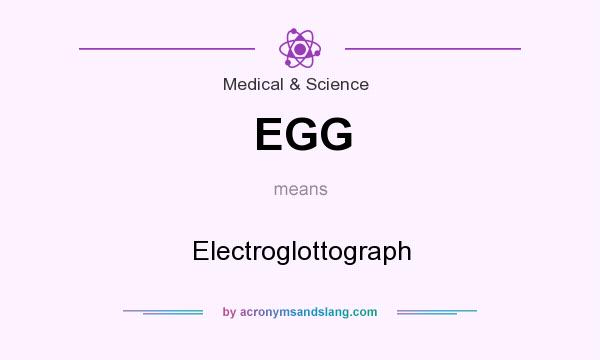 What does EGG mean? It stands for Electroglottograph