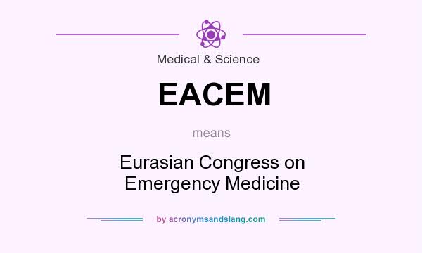 What does EACEM mean? It stands for Eurasian Congress on Emergency Medicine