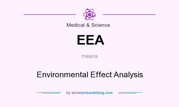 What does EEA mean? It stands for Environmental Effect Analysis