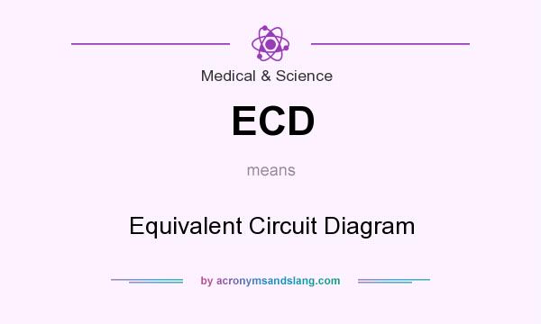 What does ECD mean? It stands for Equivalent Circuit Diagram