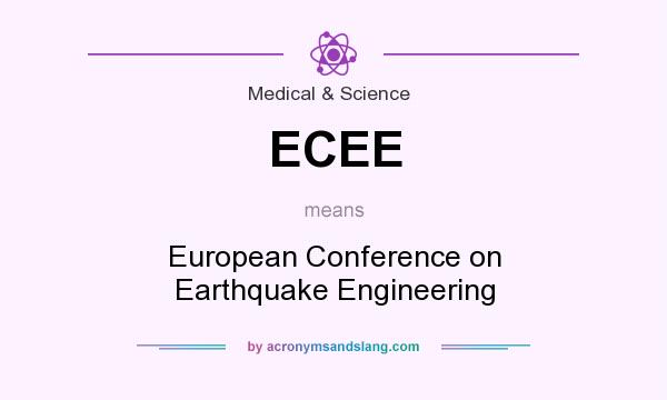 What does ECEE mean? It stands for European Conference on Earthquake Engineering
