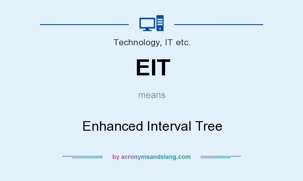 What does EIT mean? It stands for Enhanced Interval Tree
