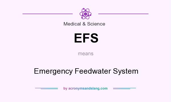 What does EFS mean? It stands for Emergency Feedwater System