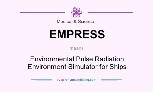 What does EMPRESS mean? It stands for Environmental Pulse Radiation Environment Simulator for Ships