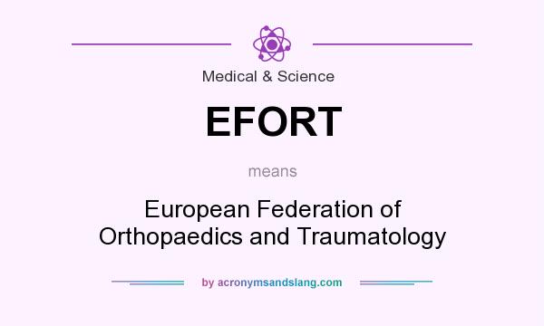 What does EFORT mean? It stands for European Federation of Orthopaedics and Traumatology