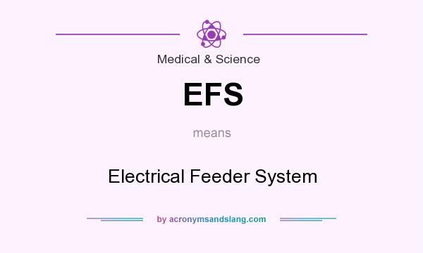 What does EFS mean? It stands for Electrical Feeder System