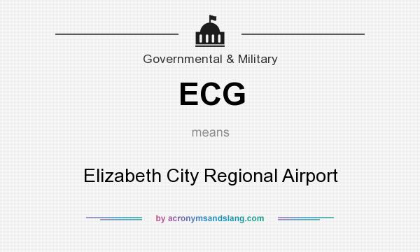 What does ECG mean? It stands for Elizabeth City Regional Airport