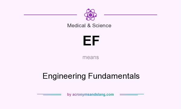 What does EF mean? It stands for Engineering Fundamentals