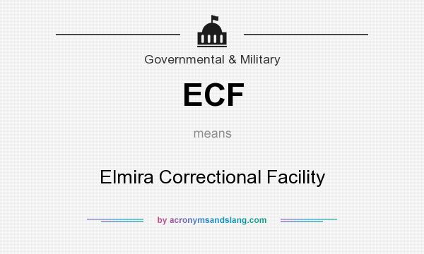 What does ECF mean? It stands for Elmira Correctional Facility