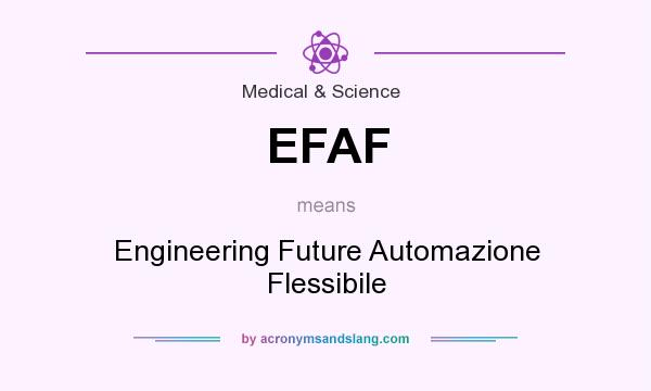 What does EFAF mean? It stands for Engineering Future Automazione Flessibile