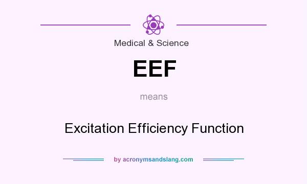 What does EEF mean? It stands for Excitation Efficiency Function