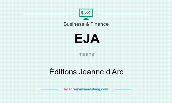 What does EJA mean? It stands for Éditions Jeanne d`Arc