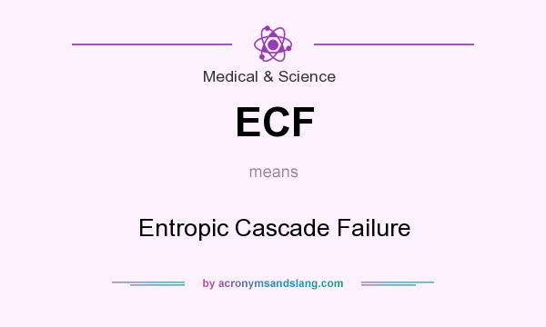 What does ECF mean? It stands for Entropic Cascade Failure