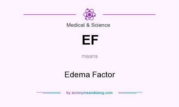 What does EF mean? It stands for Edema Factor