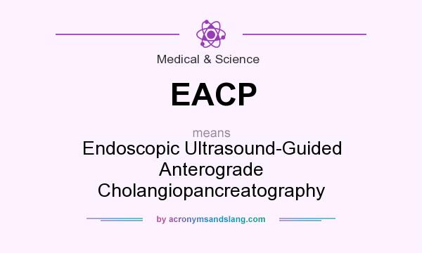 What does EACP mean? It stands for Endoscopic Ultrasound-Guided Anterograde Cholangiopancreatography