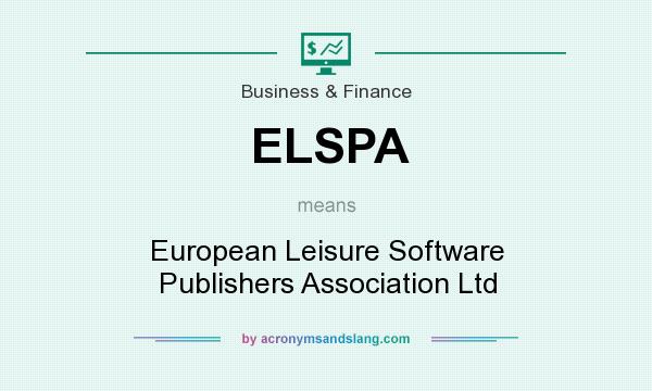 What does ELSPA mean? It stands for European Leisure Software Publishers Association Ltd