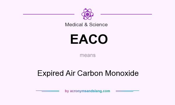 What does EACO mean? It stands for Expired Air Carbon Monoxide