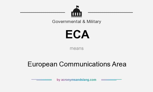 What does ECA mean? It stands for European Communications Area