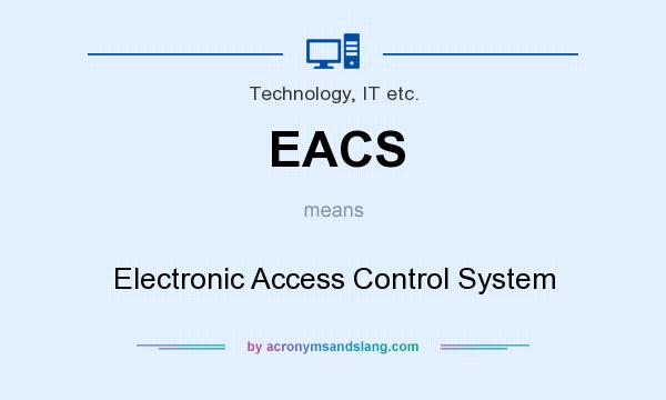 What does EACS mean? It stands for Electronic Access Control System