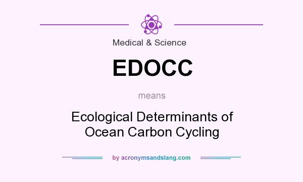 What does EDOCC mean? It stands for Ecological Determinants of Ocean Carbon Cycling
